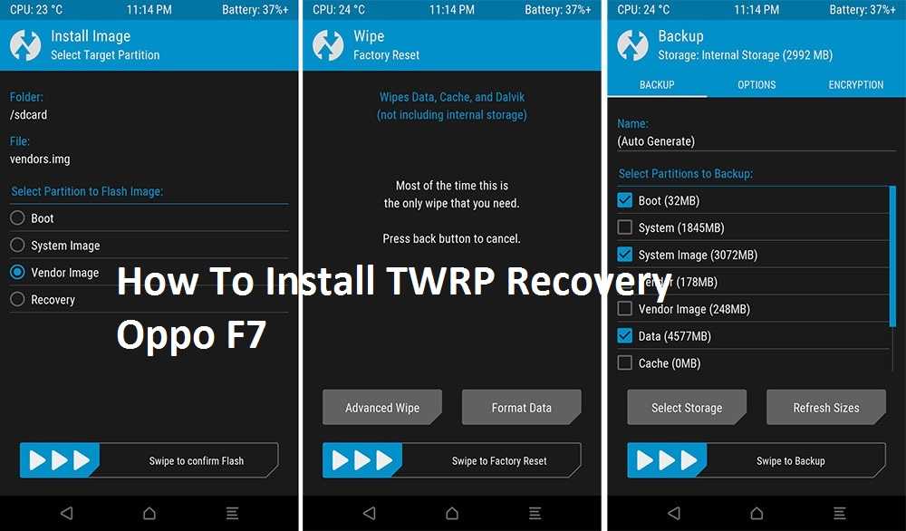 How to Install TWRP Oppo F7
