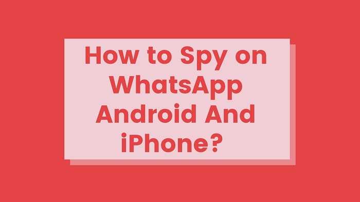 How to Spy on WhatsApp Android And iPhone?