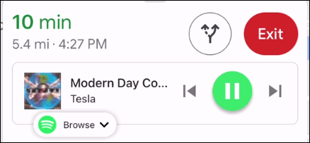 How To Music controls in Google Maps on iPhone