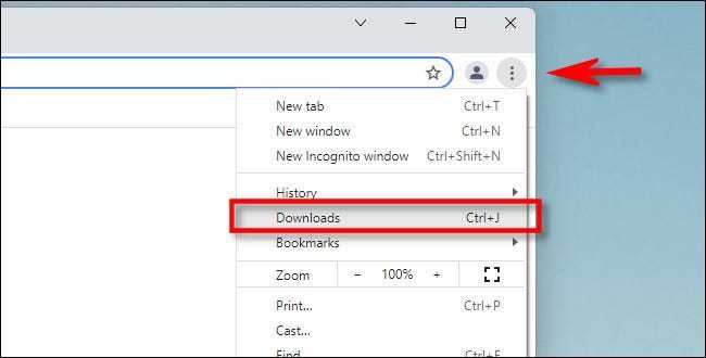 How to delete downloads in Chrome