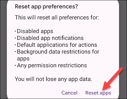 How To Reset default apps on Android