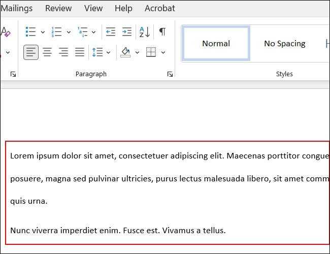How to double space in Microsoft Word 