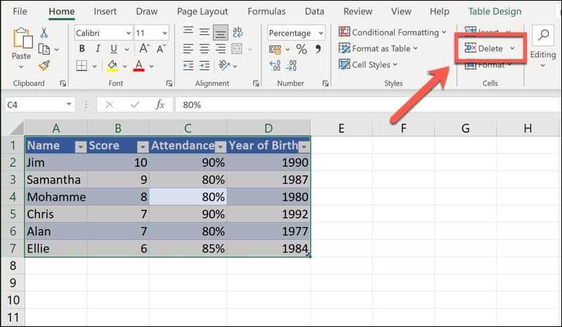 How To Remove Excel Table Without Losing Data