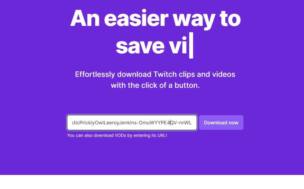 How to download Twitch clips
