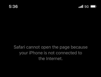 Safari Not Working on iOS 15