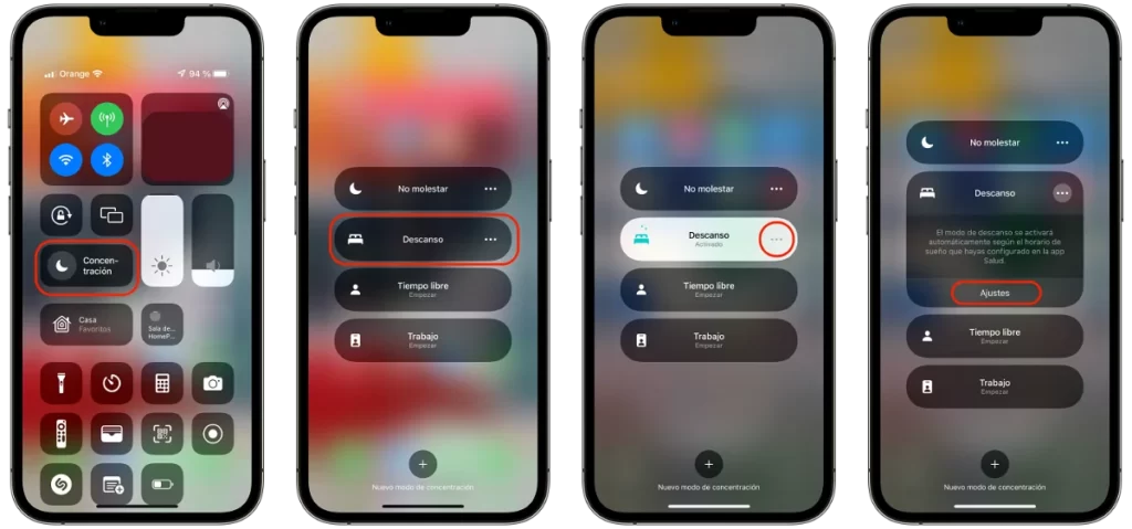 Activate Rest Mode manually on iPhone