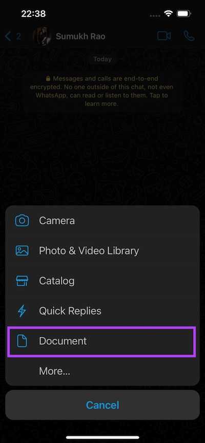 Send photos as files on iPhone