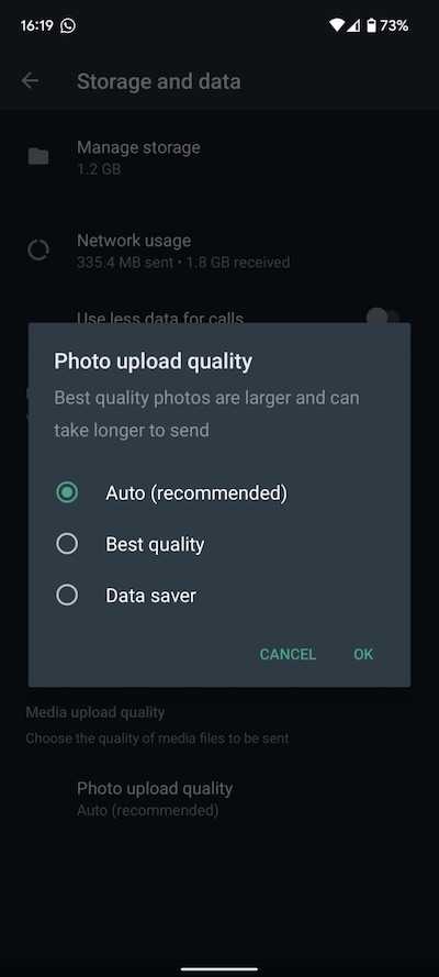 How To Change Photo Upload Auality in WhatsApp