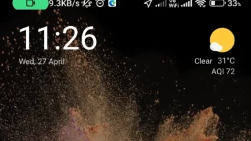 How to remove the green icon in the corner of the screen on Xiaomi