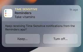 How To Turn Off Time Sensitive Notifications