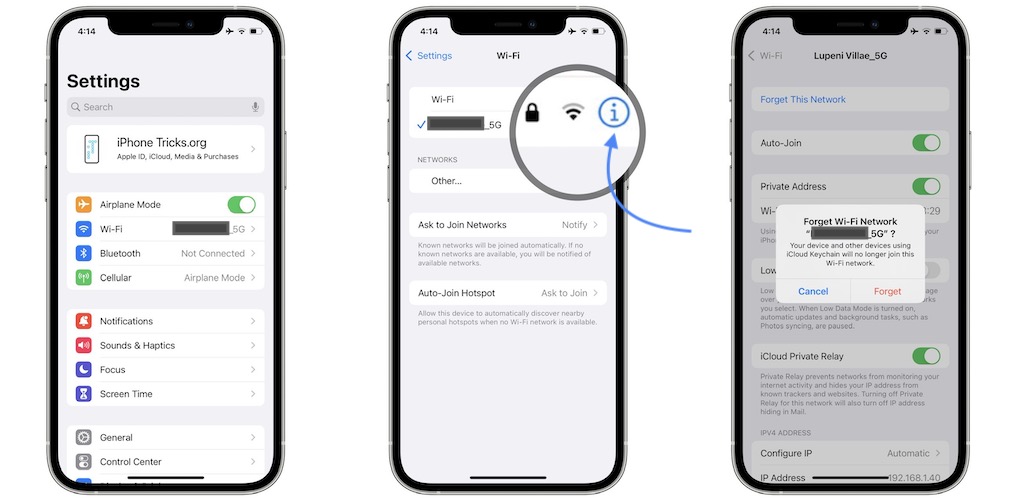 How to Share WiFi Password from iPhone to iPhone